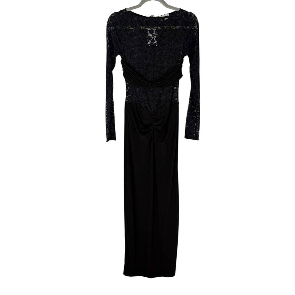 Lovers and Friends Kathryn Gown Lace Ruched Formal Evening Party Gala Elegant S - Picture 4 of 11
